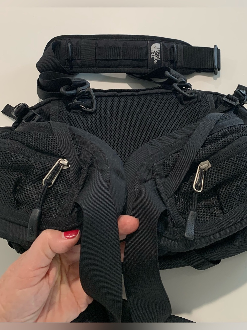 North Face Sport Hiker Lumbar Pack Hiking Waist Fanny Pack w/Refl Accents NWOT - Picture 7 of 12